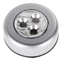 Kit 4 Luminária Abajur 3 Led Auto Click Adesivo A Pilha Kit 4 Luminária Abajur 3 Led Auto Click Adesivo A Pilha