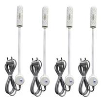 Kit 4 Luminária Lampada Led Haste Flexível Maquina Costura
