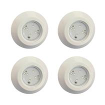 Kit 4 Luminária Led Para Piscinas RGB ABS 9w Até 12m2