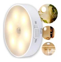 Kit 4 Luminária Led Spot Sem Fio Sensor De Presença Usb 902
