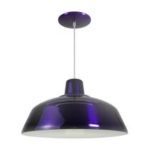 Kit 4 Luminária Pendente Retro 40cm Verniz Interior Branco Brilho Com Fiação 110/220v Kit 4 Luminária Pendente Retro 40cm Verniz Interior Branco Brilho Com Fiação 110/220v