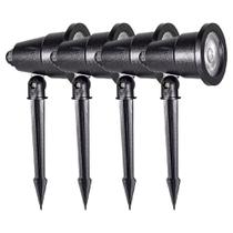 Kit 4 Luminária Tipo Espeto Para Jardim Verde 5W 6500K (518,0007) - Noll LED Kit 4 Luminária Tipo Espeto Para Jardim Verde 5W 6500K (518,0007) - Noll LED