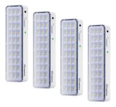 Kit 4 Luminárias Emergência INTELBRAS LEA31 Slin 30 Leds Biv