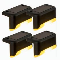 Kit 4 Luminárias Solar LED Externa Para Escada Muro Jardim Luz Automática IP44 Kit 4 Luminárias Solar LED Externa Para Escada Muro Jardim Luz Automática IP44