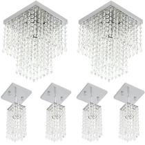 Kit 4 Lustre Clearcrillic Quad. + 2 Marrycrilic Cristal Acr