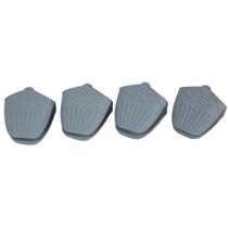 Kit 4 Luvas Térmicas Pegador Em Silicone Cinza Kit 4 Luvas Térmicas Pegador Em Silicone Cinza