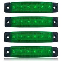 Kit 4 Luz de Cortesia e Navegação 12v Com 6 Leds Para Barco Lancha Caiaque Iate Náutica Carretinha Caminhão