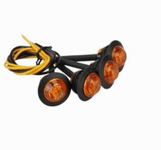 Kit 4 Luz Led Âmbar Grade Fume Ford Ranger Ford Raptor F250 Amarok Hilux Strada Toro Uno