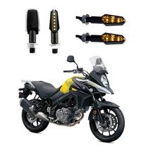 KIT 4 Luz Seta Esportiva Pisca de Led Modelo P29 Para Moto DL 1000V STROM 2010 2011 2012 2013 2014 2015 KIT 4 Luz Seta Esportiva Pisca de Led Modelo P29 Para Moto DL 1000V STROM 2010 2011 2012 2013 2014 2015