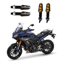 KIT 4 Luz Seta Esportiva Pisca de Led Modelo P29 Para Moto MT09 TRACKER 2010 2011 2012 2013 2014 2015