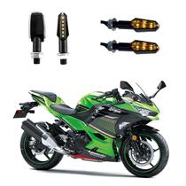 KIT 4 Luz Seta Esportiva Pisca de Led Modelo P29 Para Moto NINJA 400cc 45cv 2010 2011 2012 2013 2014 2015