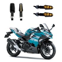 KIT 4 Luz Seta Esportiva Pisca de Led Modelo P29 Para Moto NINJA 650R 2010 2011 2012 2013 2014 2015