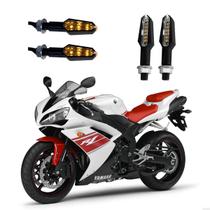KIT 4 Luz Seta Esportiva Pisca de Led Modelo P29 Para Moto YZF R1 Ano 2004 2005 2006 2007 2008 2009 KIT 4 Luz Seta Esportiva Pisca de Led Modelo P29 Para Moto YZF R1 Ano 2004 2005 2006 2007 2008 2009
