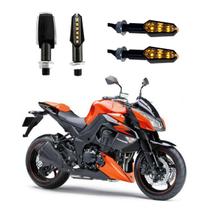 KIT 4 Luz Seta Esportiva Pisca de Led Modelo P29 Para Moto Z 1000 Ano 2016 2017 2018 2019 2020 2021