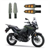 KIT 4 Luz Seta Esportiva Pisca Led de Carbono Modelo P03 Moto VERSYS 300 Ano 2004 2005 2006 2007 2008 2009 KIT 4 Luz Seta Esportiva Pisca Led de Carbono Modelo P03 Moto VERSYS 300 Ano 2004 2005 2006 2007 2008 2009