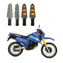 KIT 4 Luz Seta Esportiva Universal Pisca Led de Carbono Modelo P03C Moto XTZ 600 TENERE 2010 2011 2012 2013 2014 2015