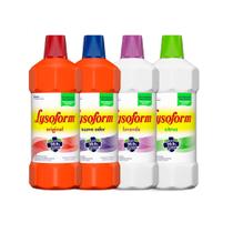Kit 4 Lysoform Uso Geral fragrâncias 1 lt ( Nesse kit un. sai R 8,00) - Johson