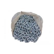 Kit 4 M Corrente Calibrada Galvanizada a Fogo 6 mm P/ Guincho Nautico Ancora