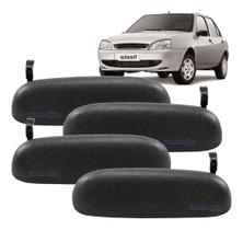 Kit 4 Macaneta Dianteira Traseira Fiesta Street Hatch Sedan