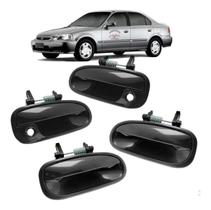 Kit 4 Maçaneta Externa Civic 1996 1997 1998 1999 2000 Novas
