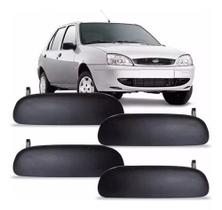 Kit 4 Maçaneta Externa Porta Fiesta 1996 1997 1998 1999 2000