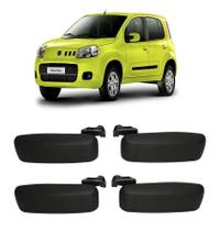 Kit 4 Maçaneta Externa Porta Uno Vivace Way 2010 2011 2012 2013 2014