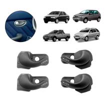 Kit 4 Maçaneta Interna Dianteira Traseira Palio Siena Strada