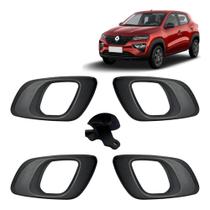 Kit 4 Maçaneta Interna Gatilho Puxador Kwid 2017 2018 2019 - UN / 4 F103 Kit 4 Maçaneta Interna Gatilho Puxador Kwid 2017 2018 2019 - UN / 4 F103