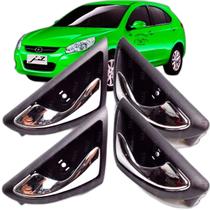 Kit 4 Maçaneta Puxador Interno Porta Jac J3 2013