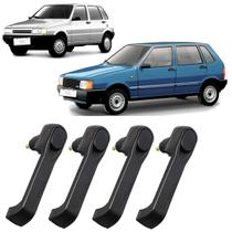 Kit 4 Maçanetas Externa S/chave Fiat Uno 1984-1995