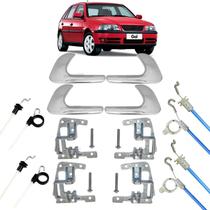 Kit 4 Maçanetas Interna Porta Gatilho Gol G3 Parati Cromada Metal