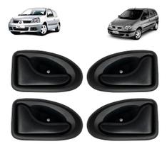 Kit 4 Maçanetas Internas Portas Clio 4 Portas Symbol Scenic Kit 4 Maçanetas Internas Portas Clio 4 Portas Symbol Scenic