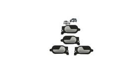 Kit 4 maçanetas porta fiesta amazon 02 á 14 ecosport prata Kit 4 maçanetas porta fiesta amazon 02 á 14 ecosport prata
