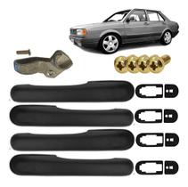 Kit 4 Maçanetas Porta Voyage Quadrado Adaptaçao para Alarme