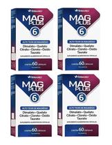 Kit 4 Mag Plus 6 Alto Teor De Magnésio 60 Cáps - Herbamed Kit 4 Mag Plus 6 Alto Teor De Magnésio 60 Cáps - Herbamed