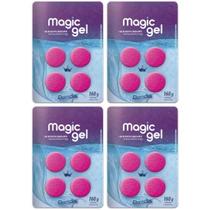 Kit 4 MAGIC GEL PASTILHA CLARIFICANTE PISCINA - DOMCLOR