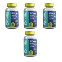 Kit 4 Maltta Vision 4x60 cápsulas Maltta Nutrition Especificação:Sem sabor