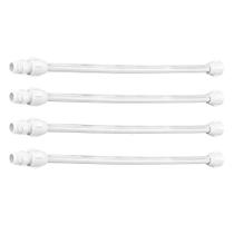 Kit 4 Mangueira Engate Flexível 60cm 1/2 Pia Privada C Niple