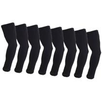 Kit 4 Manguitos Mangas Proteção De Braço Térmico Malha Proteçao Uv