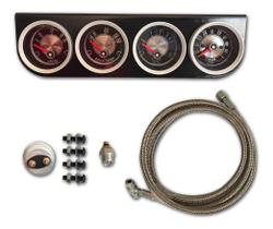 Kit 4 Manômetros Elétrico Para Ford Maverick