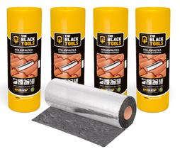 Kit 4 Manta Asfáltica Aluminizada Telhado Adesiva 45cm X 10m