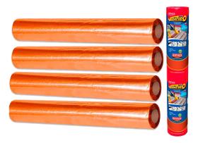 Kit 4 Manta Asfaltica Auto Adesiva Terracota 90cm X 10m
