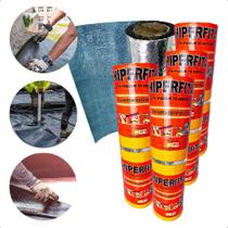 Kit 4 Manta Asfáltica Fita Telhado Autoadesiva 60 cm X 10m
