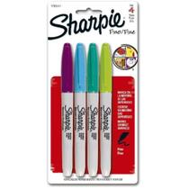 Kit 4 Marcadores Permanente 0,9mm Ponta Fina Sharpie Fashion