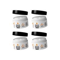 Kit 4 Mascara 300ml Óleo de Ricino Fortalecimento Mahair Kit 4 Mascara 300ml Óleo de Ricino Fortalecimento Mahair