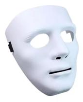 Kit 4 Máscara Branca Lisa Sem Face Fantasia Halloween Festa Kit 4 Máscara Branca Lisa Sem Face Fantasia Halloween Festa