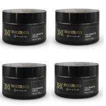 Kit 4 Máscara Colorante Preto Spécialiste 250g Bio Extratus