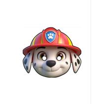 Kit 4 Máscaras Realista Infantil Patrulha Canina Envio Já !