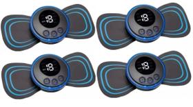 Kit 4 Massageador Portátil Recarregável com 19 Intensidades