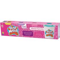 Kit 4 Massinhas c/ Glitter - Diver Toys